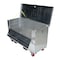 Vestil Portable Tool Box, Aluminum, 61" W x 26" D x 39" H, Added Fork Pockets, Fold Down Front & Casters APTS-3060-CF-FD - alternate 2
